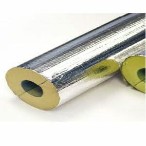 Fiber glass or foam glass pipe and fitting insulation
