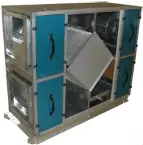 Air handling unit with cold recovery