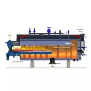 High efficiency steam boiler